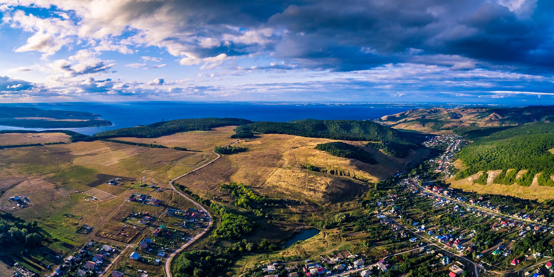 Самарская лука на машине